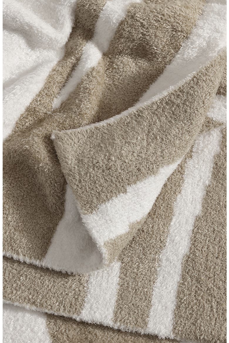 Cloud Silque Woodland Blanket, Alternate, color, WHITE / SANDSTONE