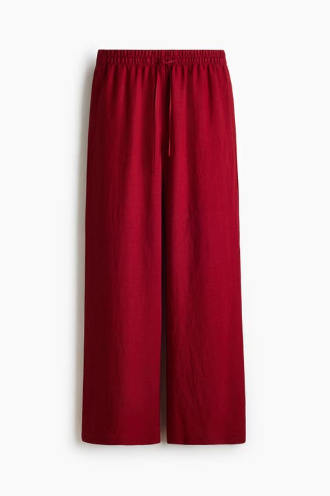 Linen-blend Trousers