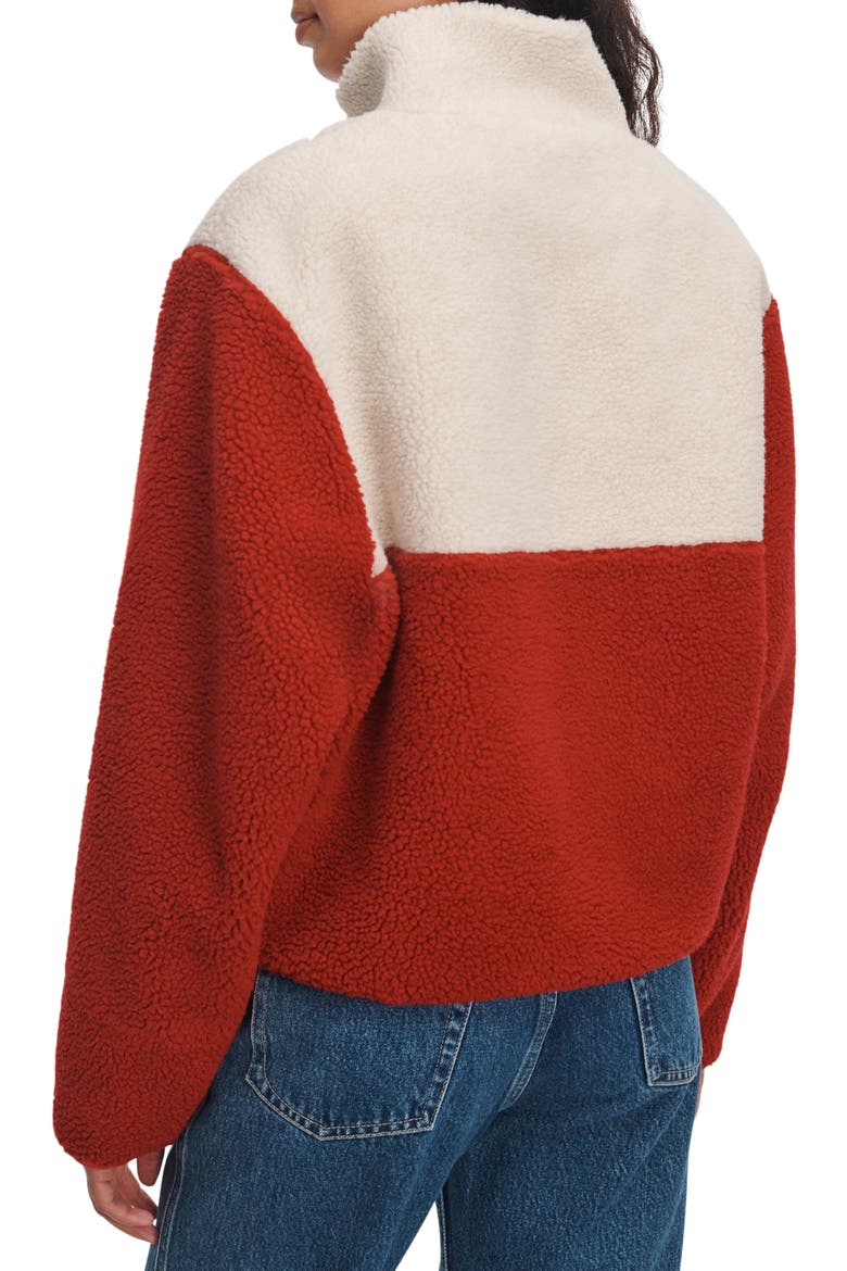 Charly Zip Pullover, Alternate, color, RED MULTI