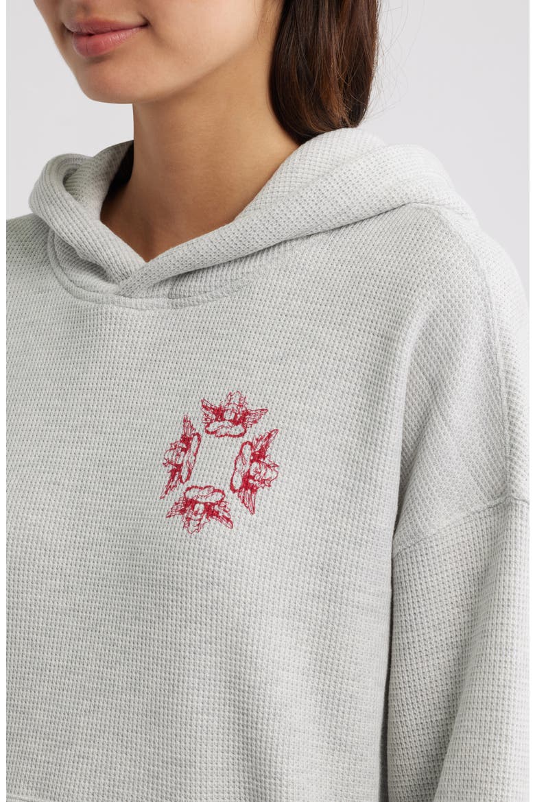 Red Flags V2 Racer Graphic Hoodie, Alternate, color, LIGHT HEATHER GREY