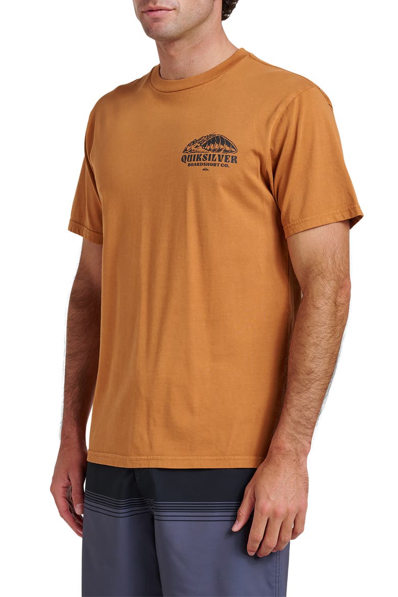 Going Left Graphic T-Shirt, Alternate, color, ALMOND