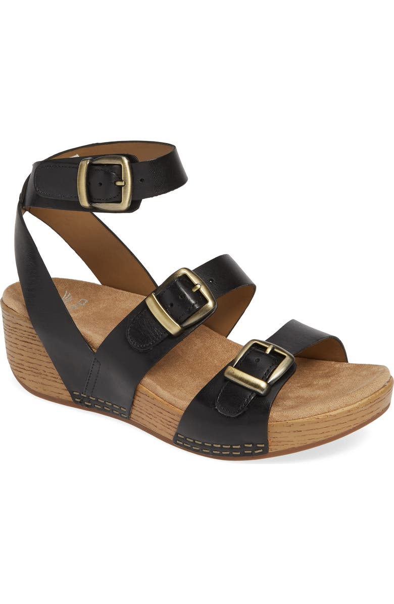 Dansko Lou Ankle Strap Sandal, Main, color,