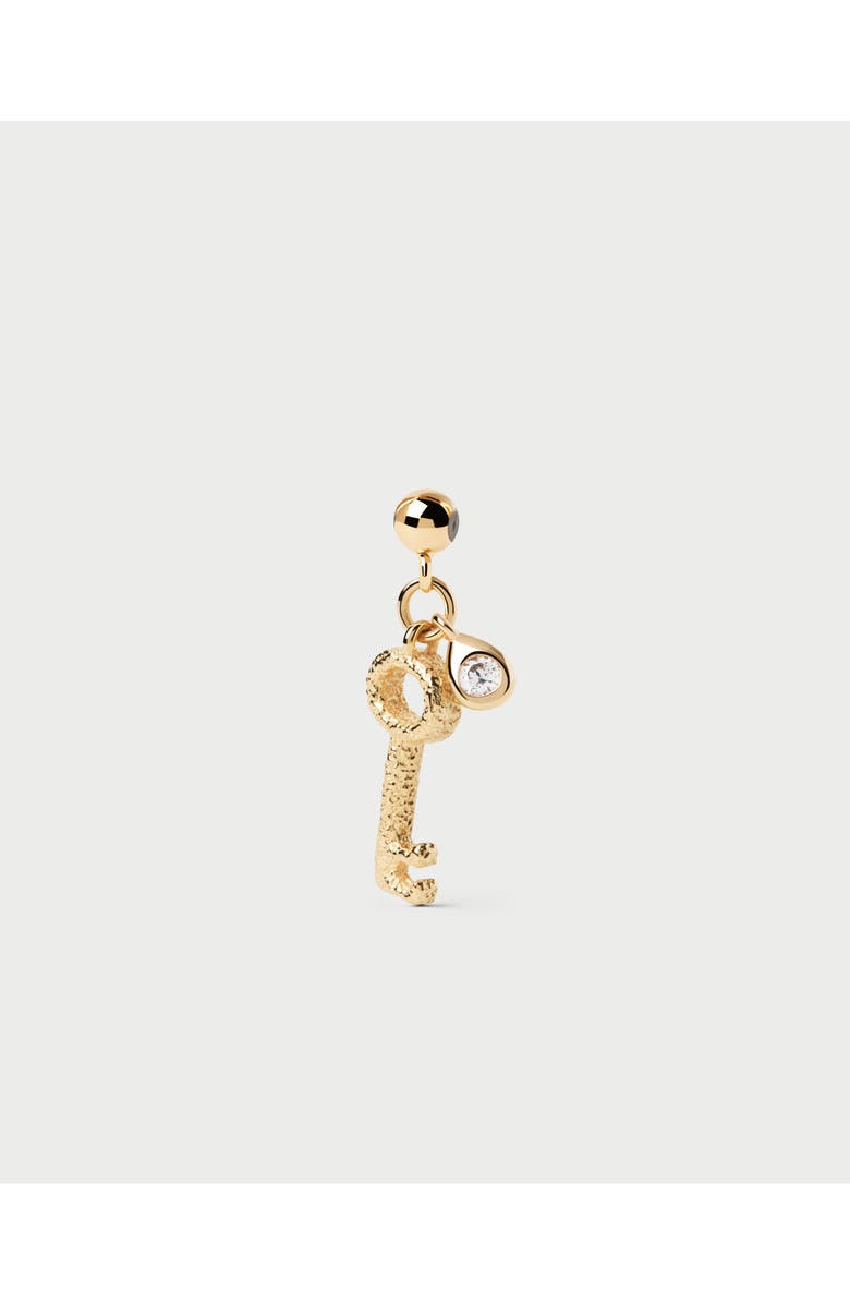 PDPAOLA Key Charm, Main, color, Brass