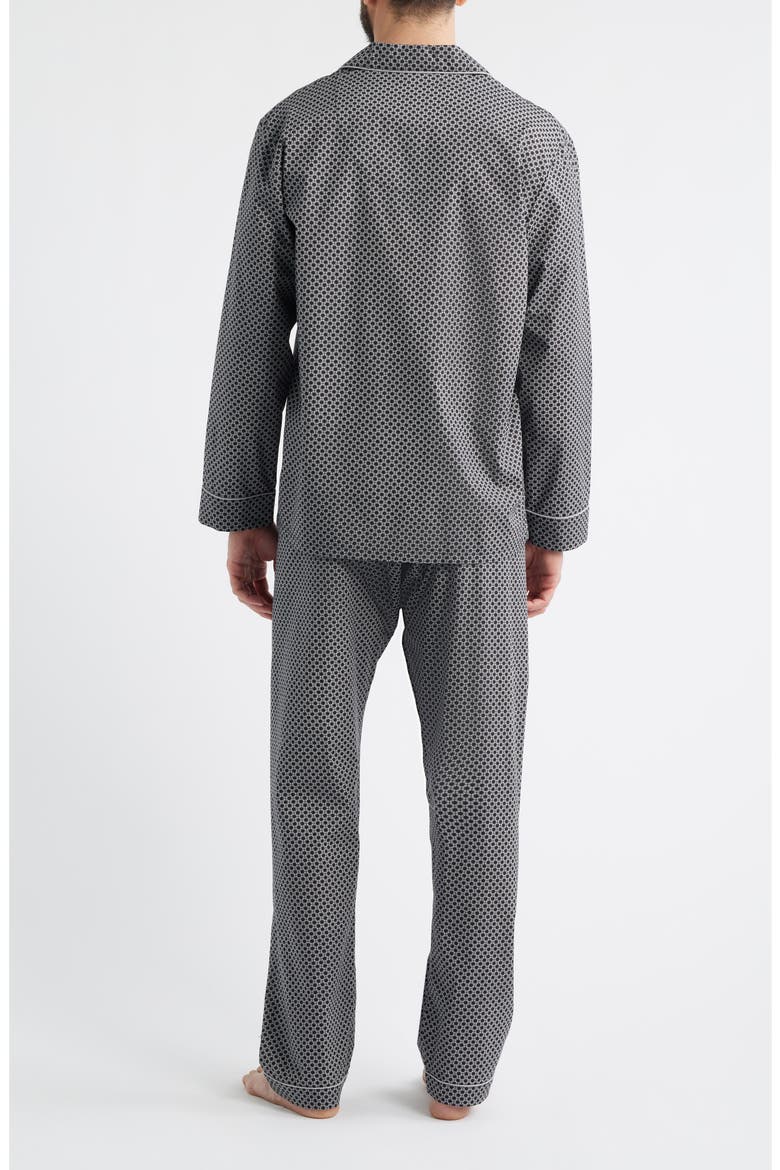 Santuary Cotton Sateen Pajamas, Alternate, color, BLACK