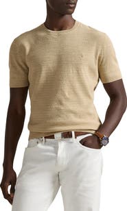 Polo Ralph Lauren Textured Seed Stitch Cotton & Linen Sweater