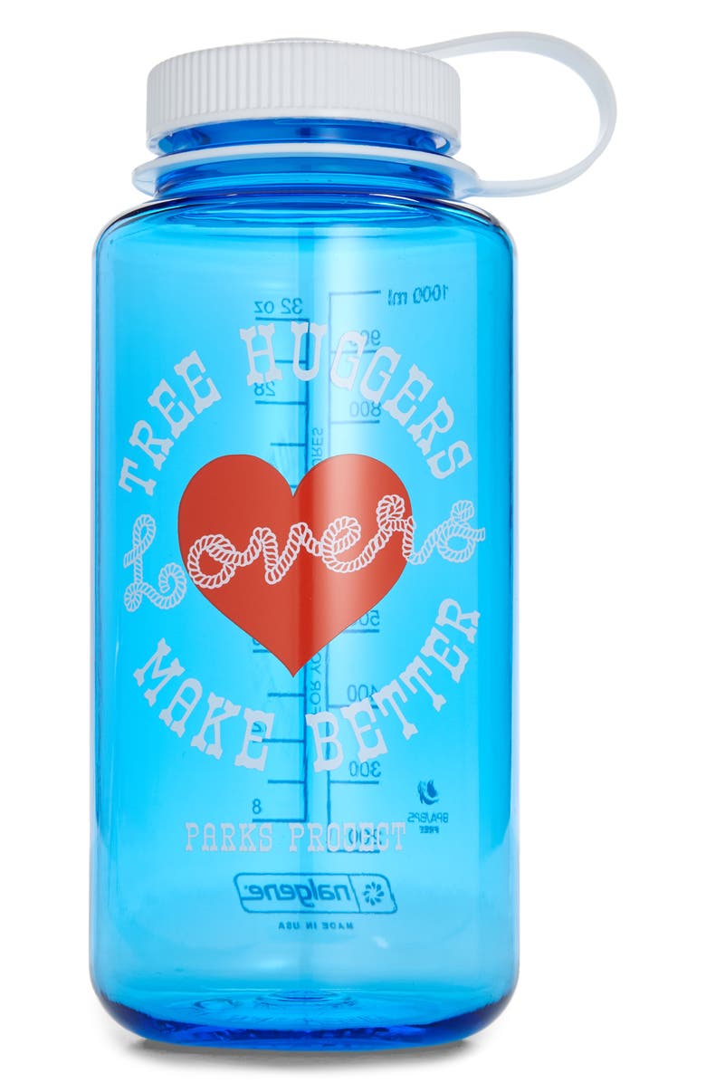 Parks Project Tree Huggers Make Better Lovers Water Bottle, Main, color, 