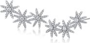 CZ by Kenneth Jay Lane Pavé Cubic Zirconia Triple Star Stud Earrings