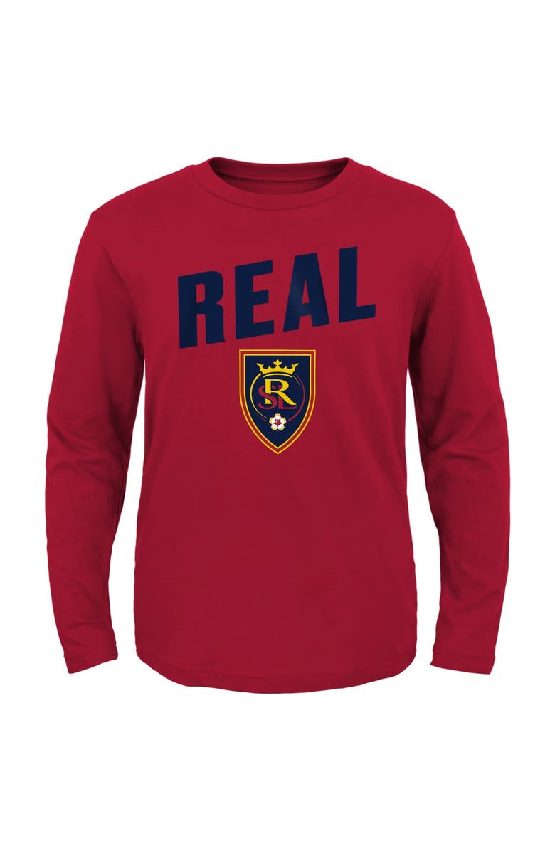 Outerstuff Youth Red Real Salt Lake Showtime Long Sleeve T-Shirt, Alternate, color, 