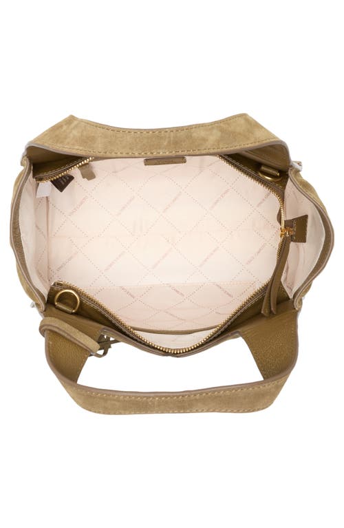 Vince Camuto Aleah Leather Satchel In Brown