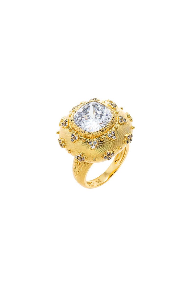 CZ Fancy Bling Ring, Main, color, Gold
