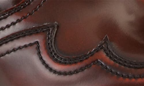 Ganni Embroidered Western Boot In Brown