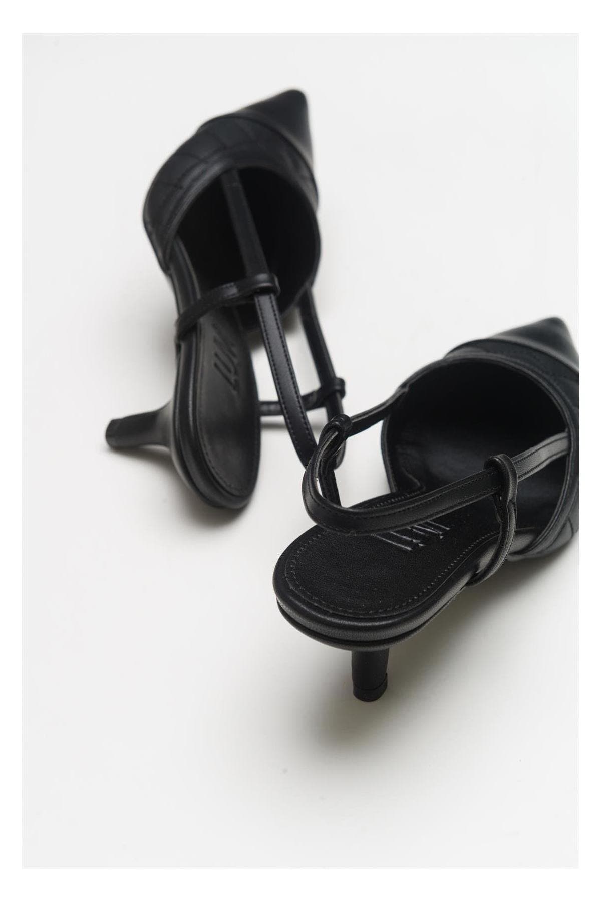 Prologue Shoes Goodge Slingback Pointed Toe Pump, Alternate, color, Black