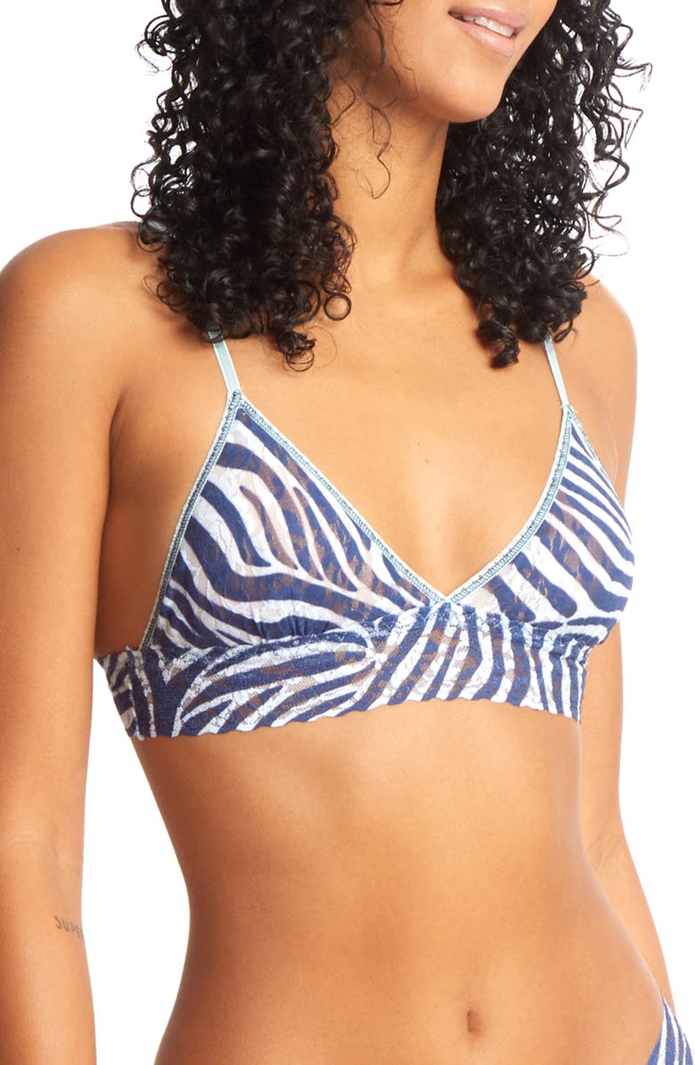 Hanky Panky Padded Lace Bralette, Main, color, Safari