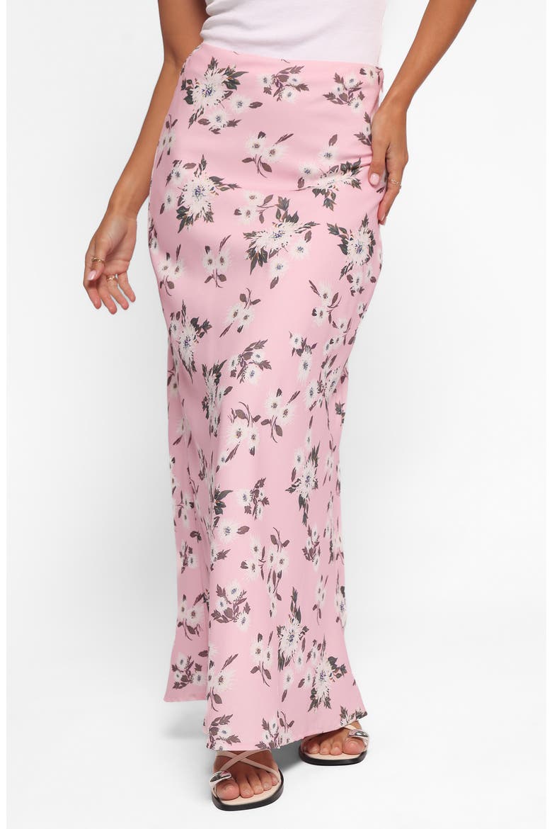 Evie Maxi Skirt, Main, color, PINK FLORAL