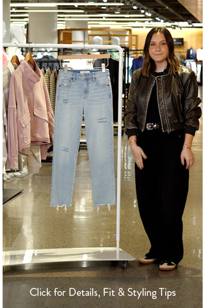 Fray Hem Ankle Cigarette Skinny Jeans video