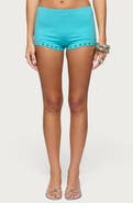 EDIKTED Ariadna Studded Micro Shorts