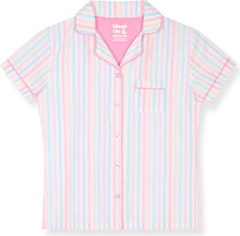 Kids' Stripe Two-Piece Pajamas & Scrunchie Set