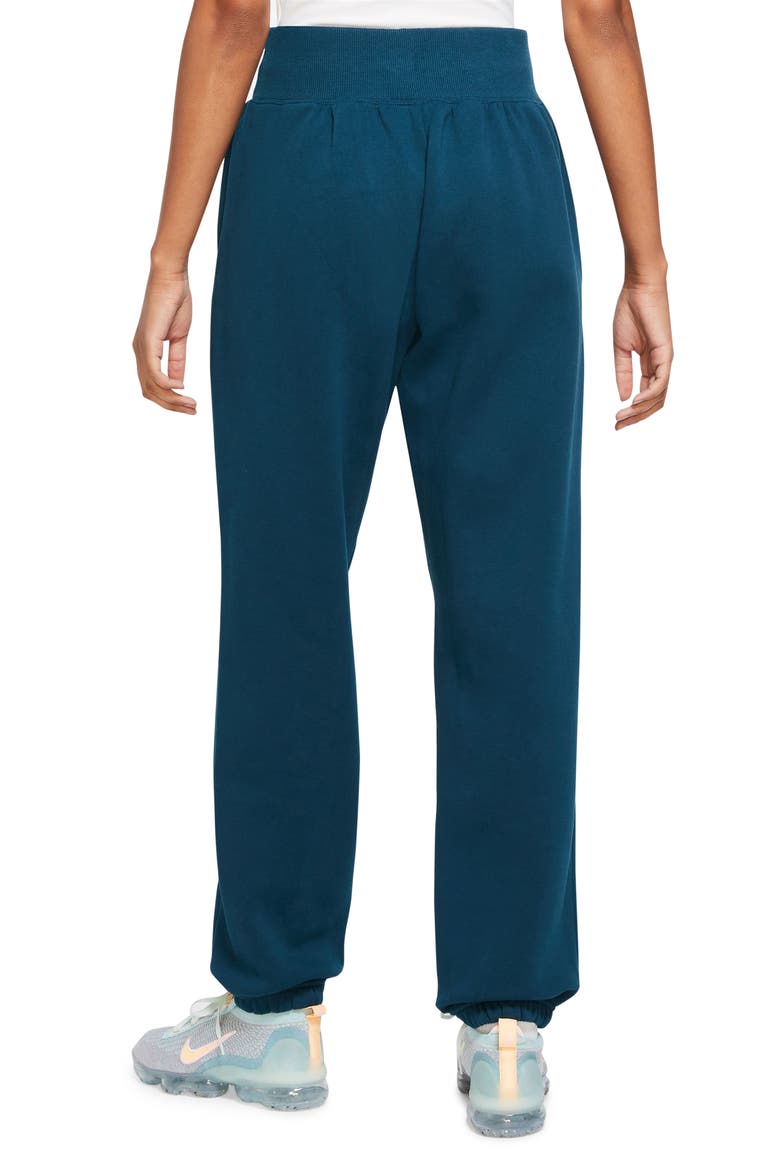 Sportswear Phoenix High Waist Fleece Sweatpants, Alternate, color, VALERIAN BLUE/ SAIL