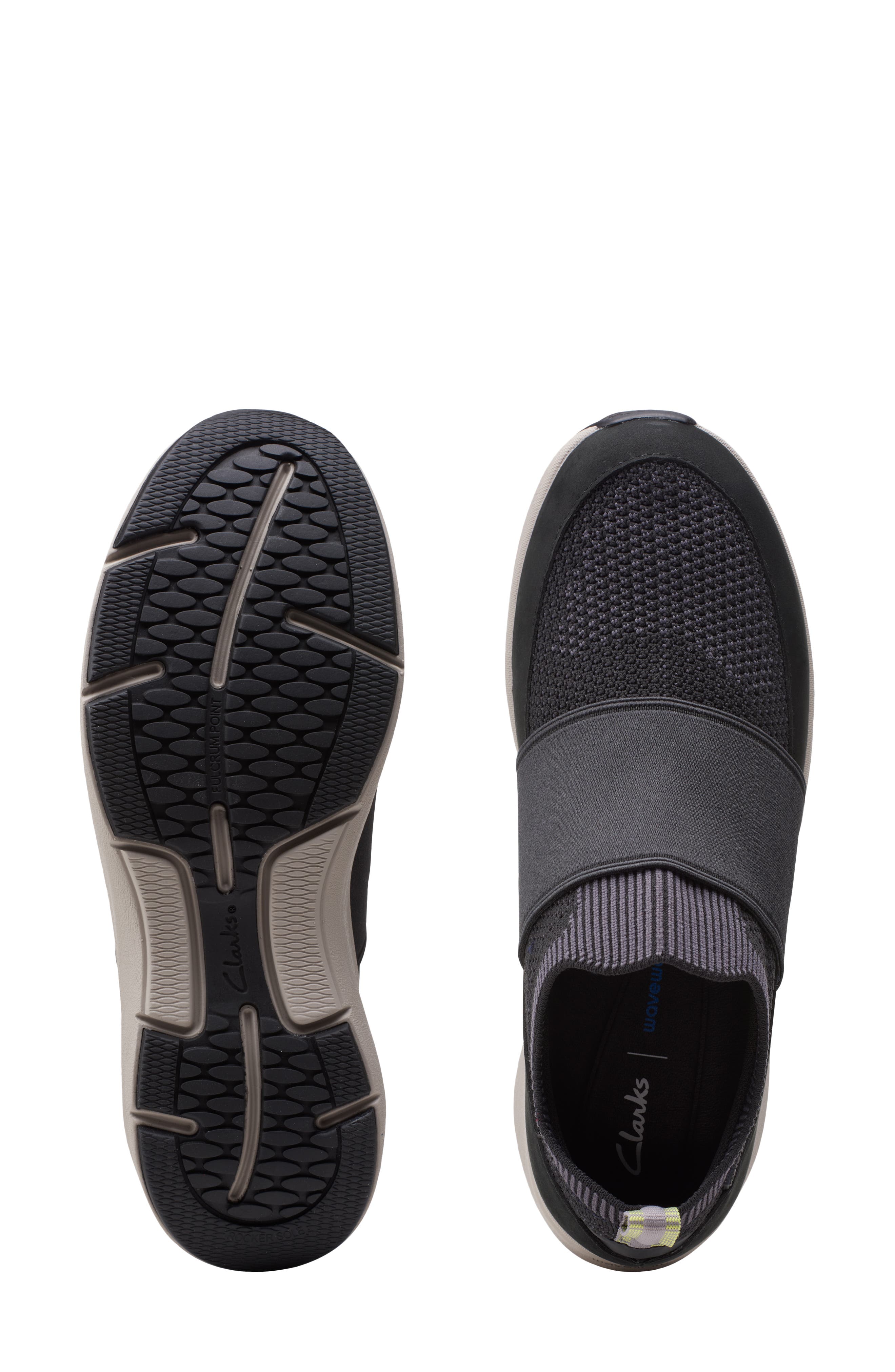 Wave 2.0 Step Waterproof Sneaker, Alternate, color, BLACK NUBUCK LEATHER