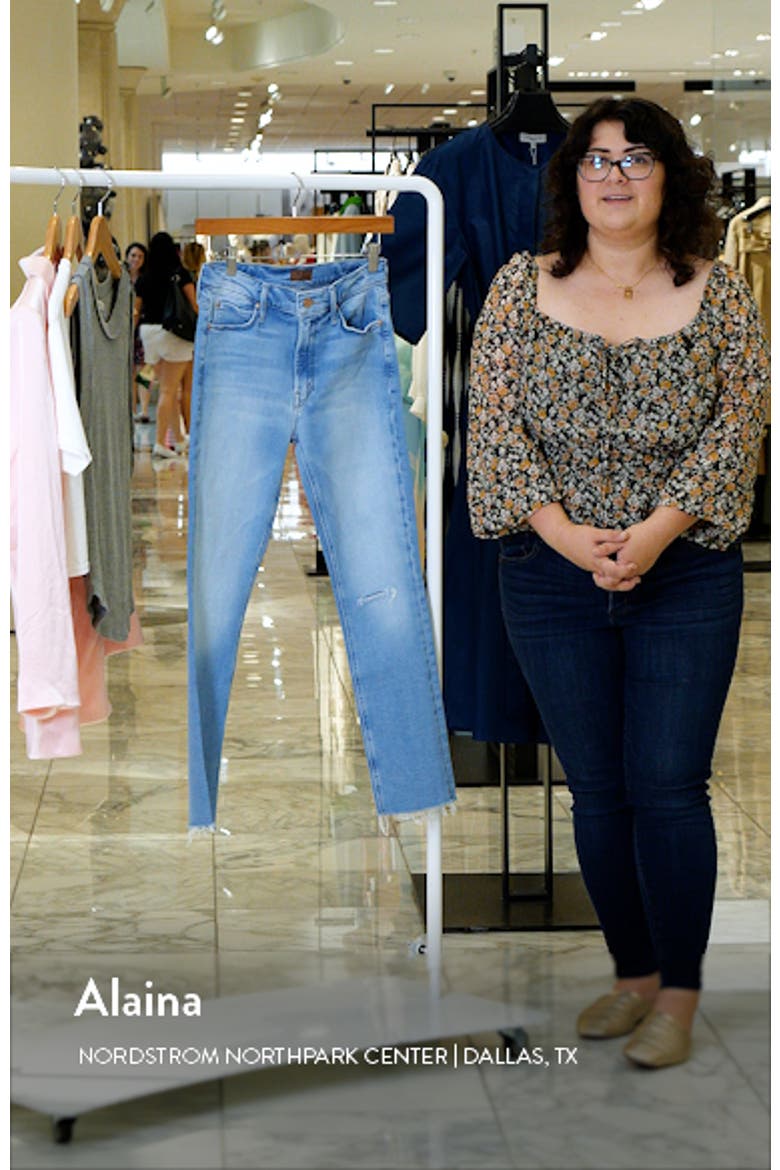 The Dazzler Ripped Mid Rise Ankle Slim Jeans video