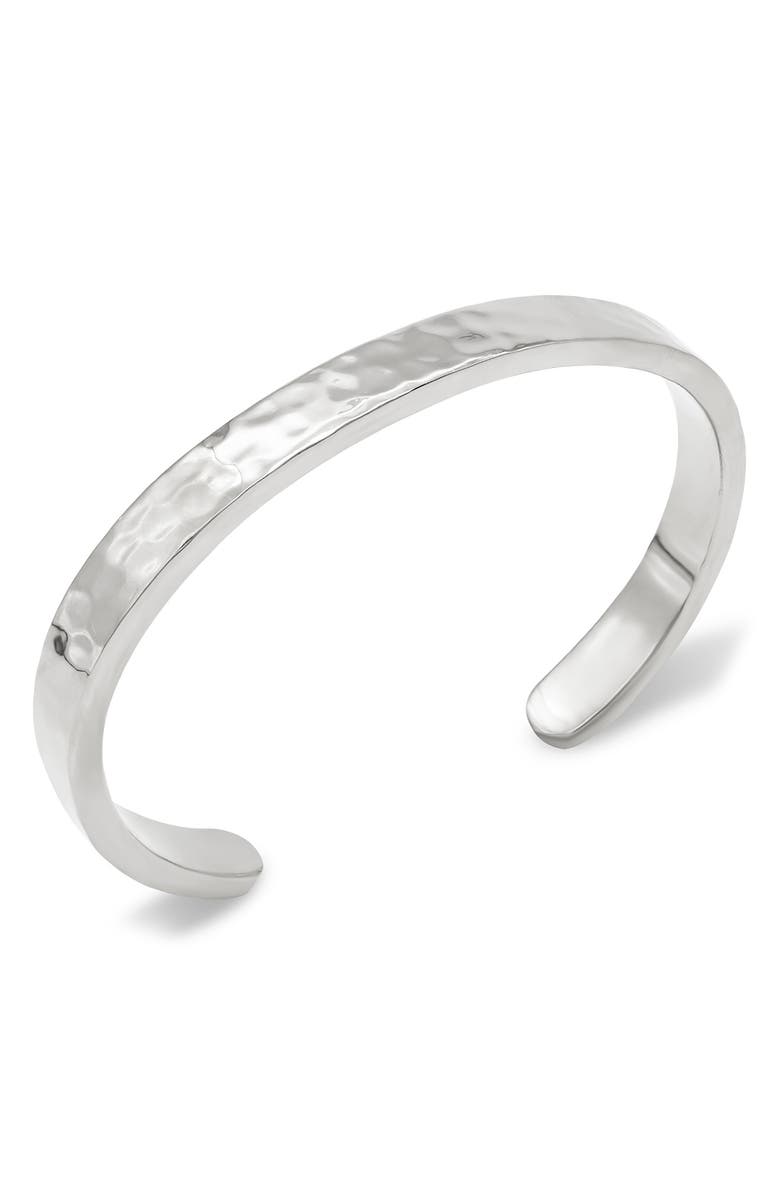 DEVATA Sterling Silver Cuff Bracelet, Main, color,