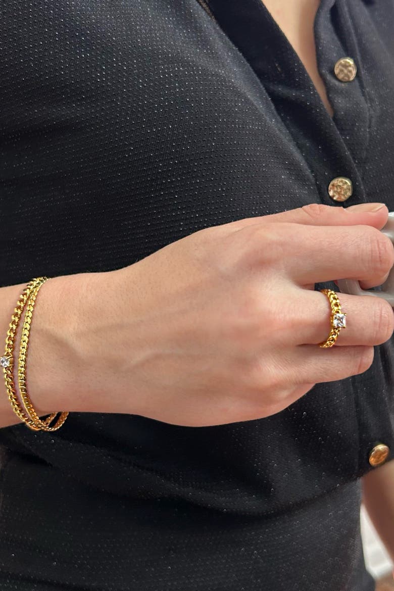 Uma Bracelet, Alternate, color, Gold