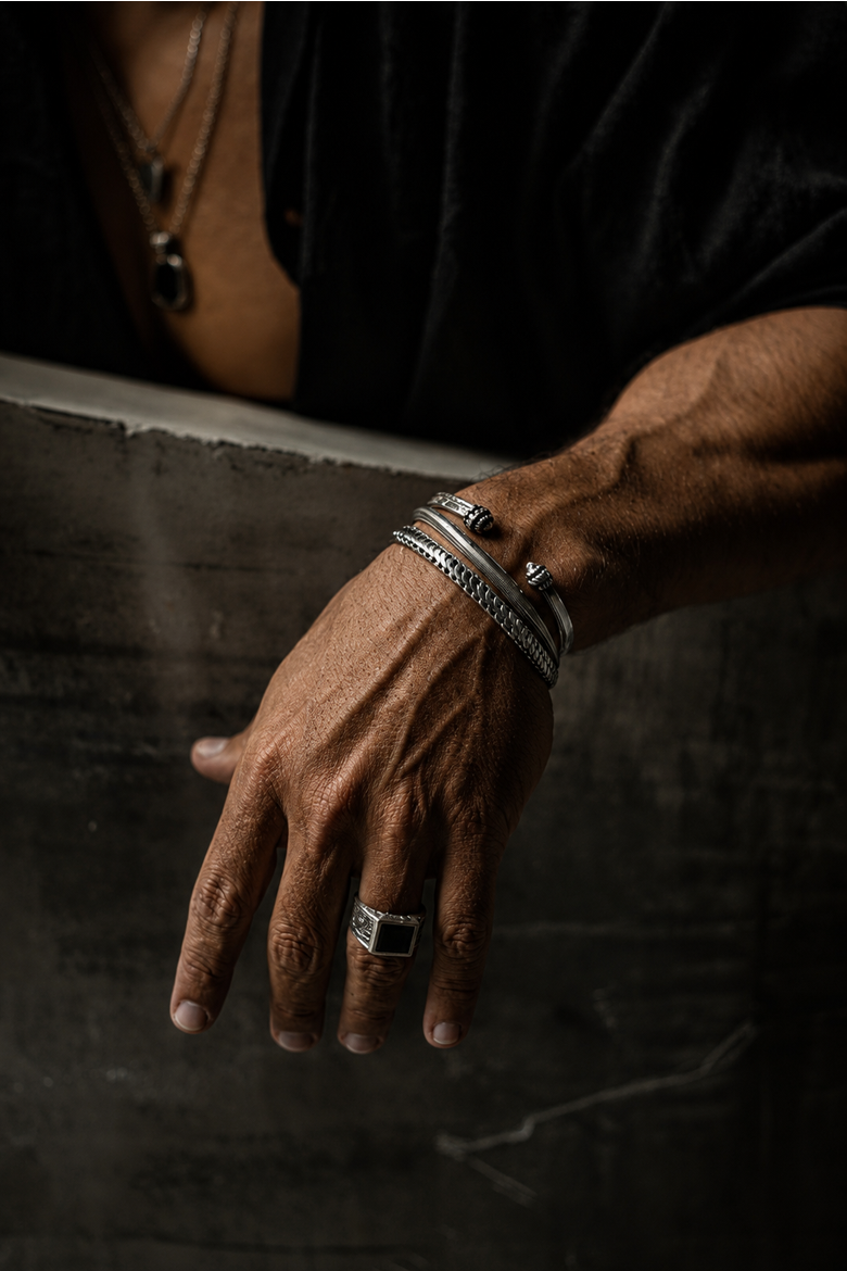 Turquia Silver Bracelet, Alternate, color, Sterling Silver