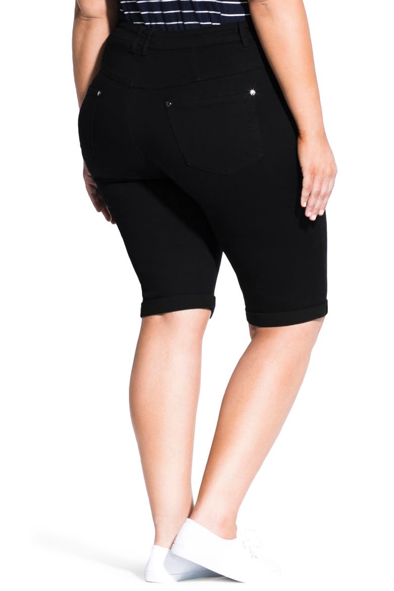 Bermuda Shorts, Alternate, color, BLACK