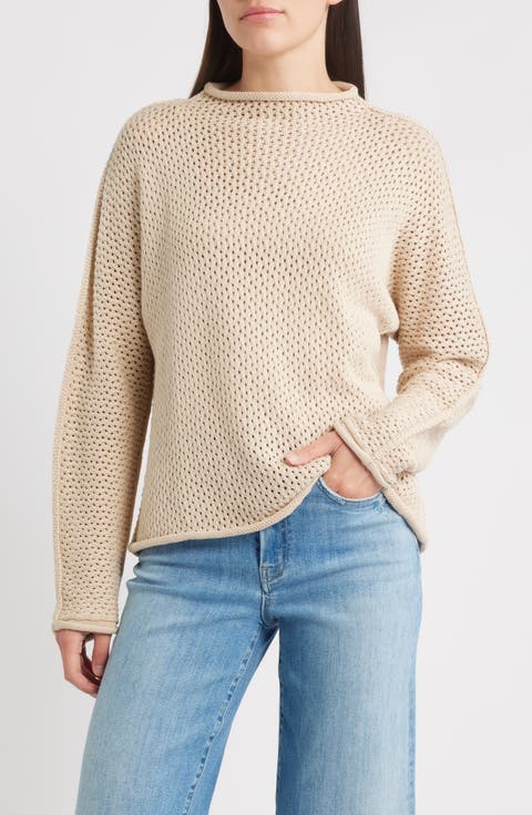 Monterey Open Stitch Cotton Sweater