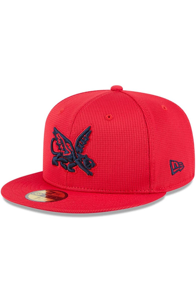 New Era Men's New Era Red Texas Rangers City Connect Batting Practice 59FIFTY Fitted Hat, Alternate, color, Red