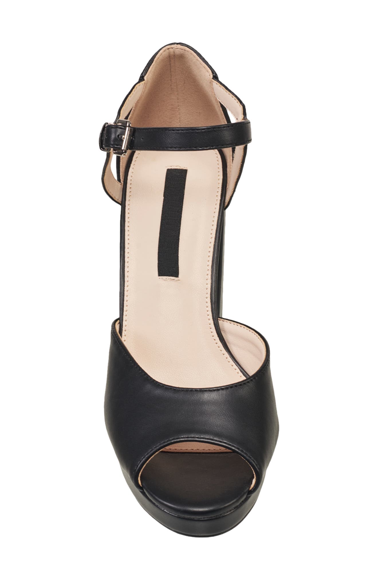French Connection Platform Sandal, Alternate, color, 