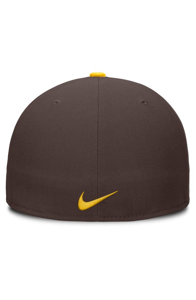 Nike Men's Nike Brown San Diego Padres True Performance Fitted Hat, Alternate, color, Brown