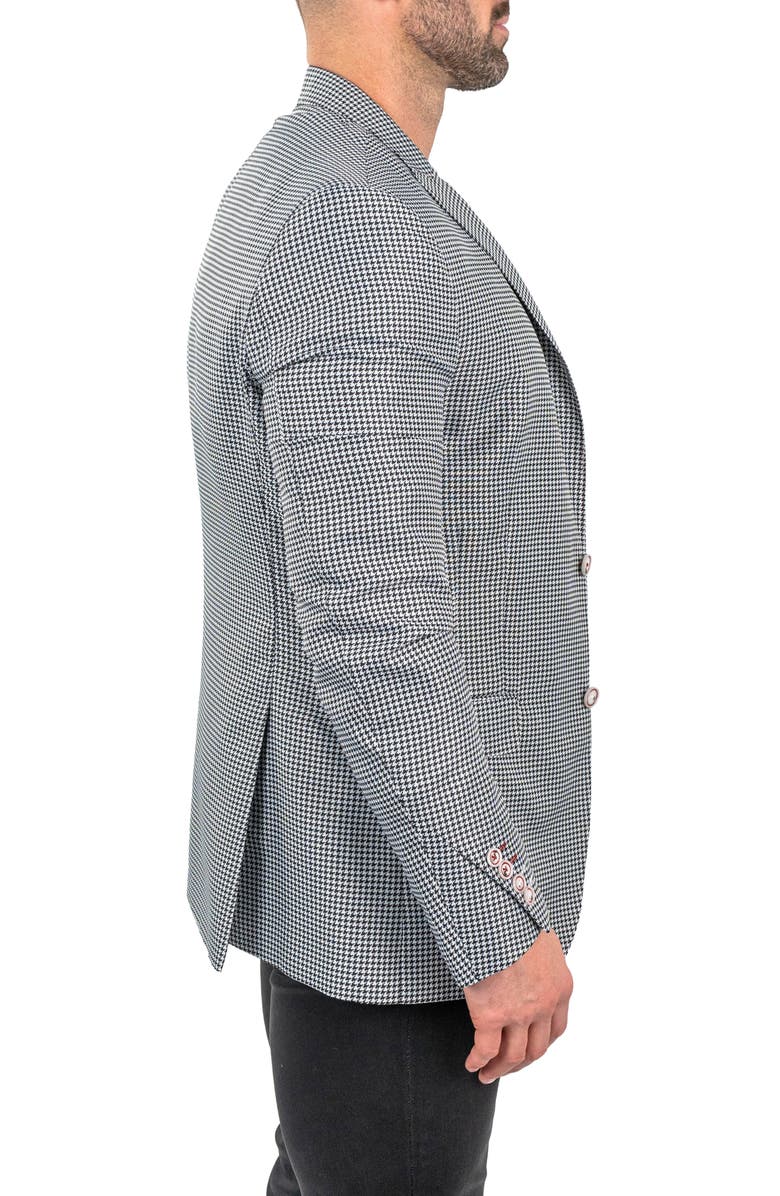 Maceoo Descartes Houndstooth Sport Coat, Alternate, color, Black