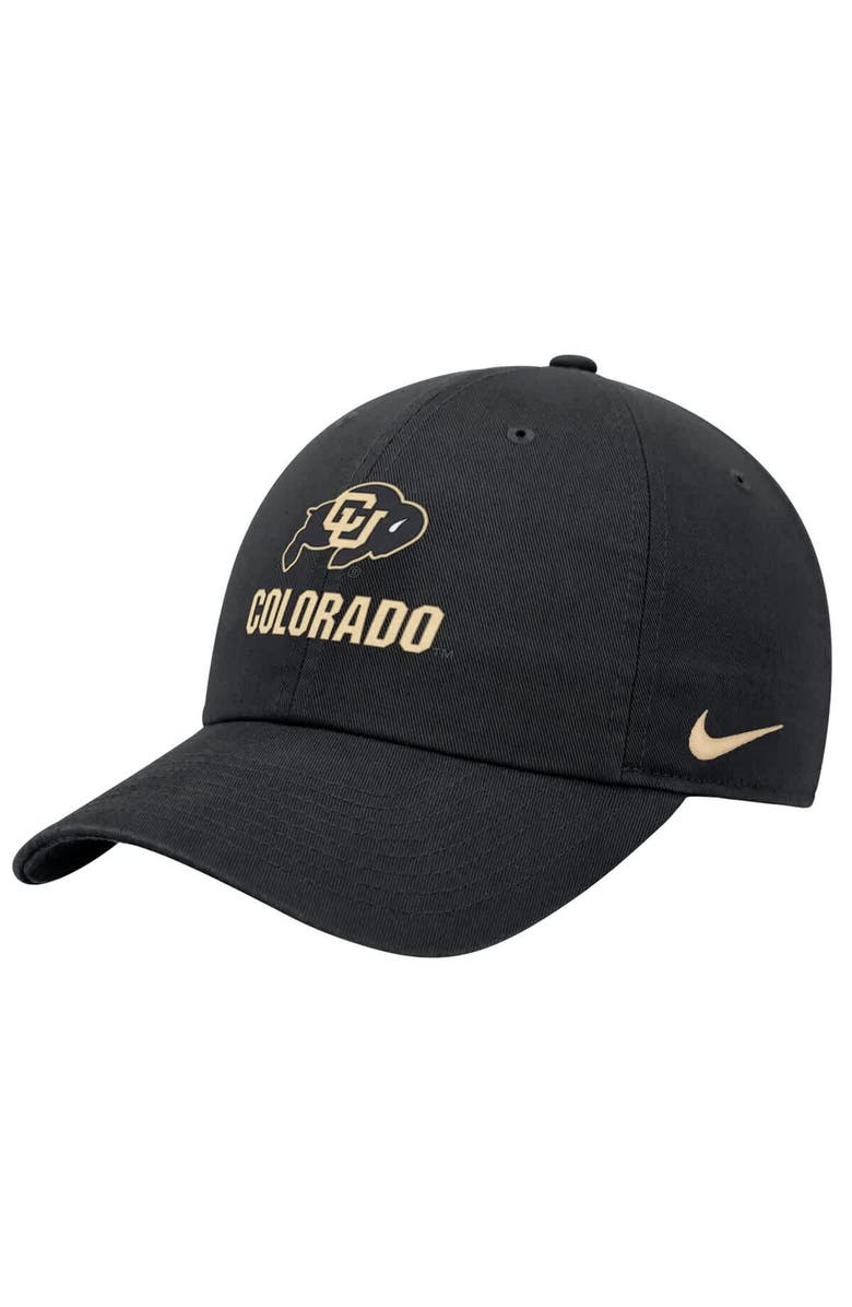 Nike Men's Nike Black Colorado Buffaloes 2025 On-Field Club Adjustable Hat, Main, color, 
