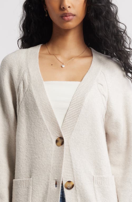 Bp. Relaxed Everyday Cardigan In Brown