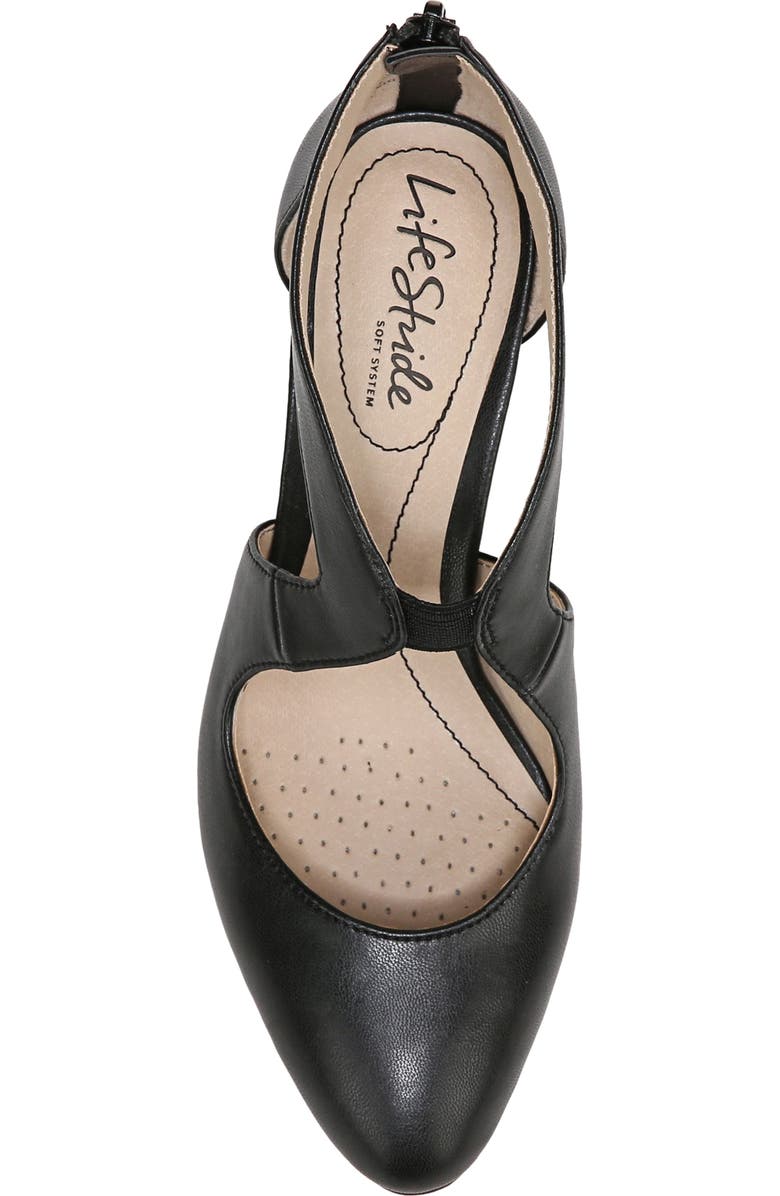 LifeStride Giovanna 2 Pump - Wide Width Available, Alternate, color, Black Synthetic