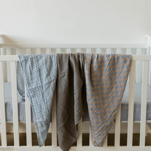 Parker Baby Co. Swaddle Set In Gray