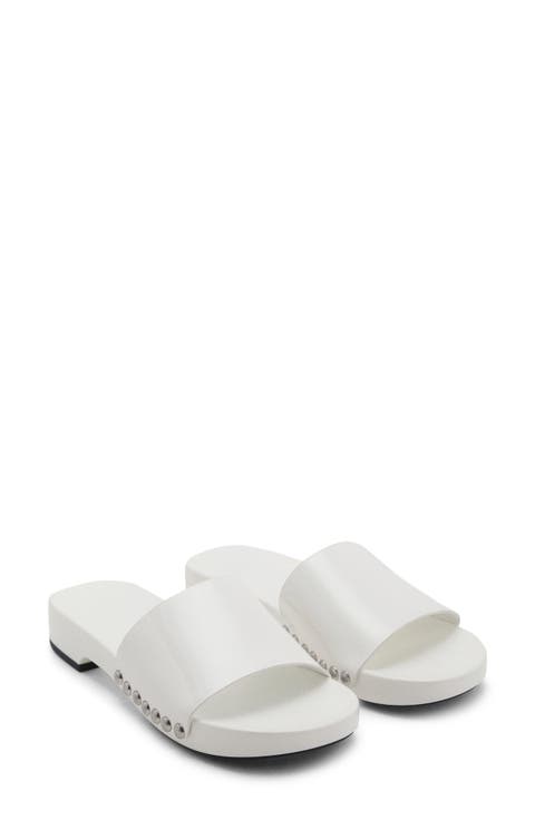 Studded Slide Sandal (Women)