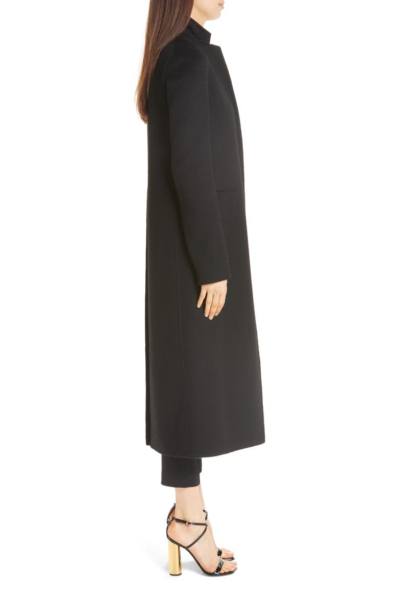 Cashmere Coat, Alternate, color, BLACK