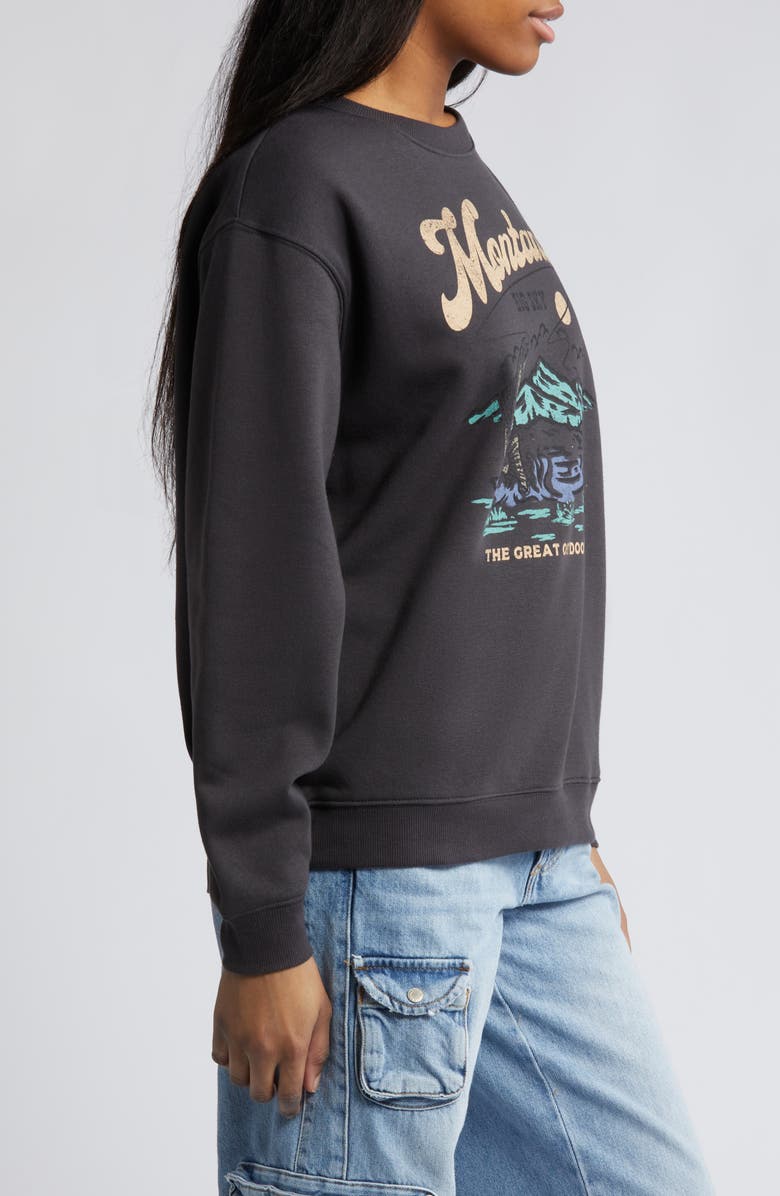 Vinyl Icons Montana Graphic Sweatshirt, Alternate, color,