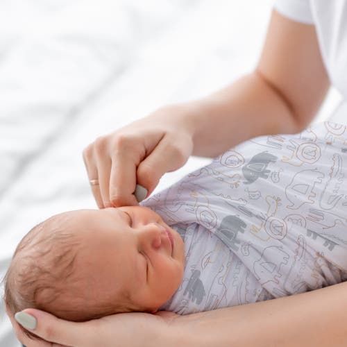 Lambs & Ivy Jungle Story 100% Cotton Muslin Safari Swaddle Blankets In Neutral