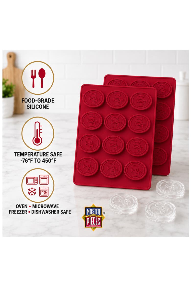 San Francisco 49ers Ice Cube Tray, Alternate, color, Multicolor