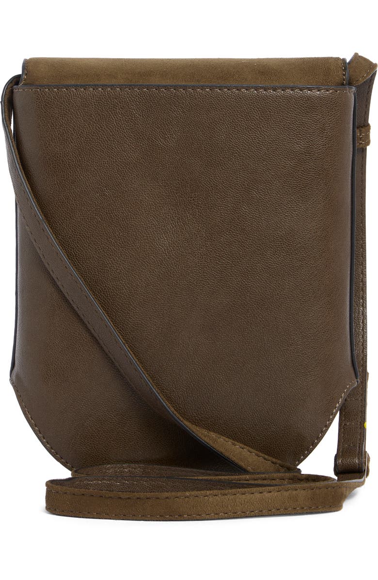Dolce Vita Perry Top Flap Phone Crossbody Bag, Alternate, color, Olive