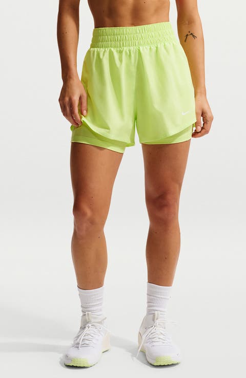 One Dri-FIT High-Waisted 3-Inch 2-in-1 Shorts (Regular & Tall)