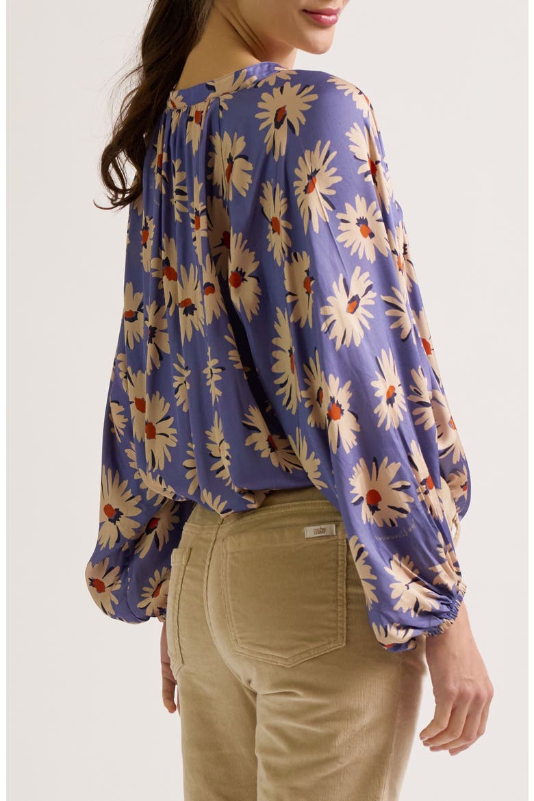 Madeleine Maternity & Nursing Blouse, Alternate, color, Cornflower Blue