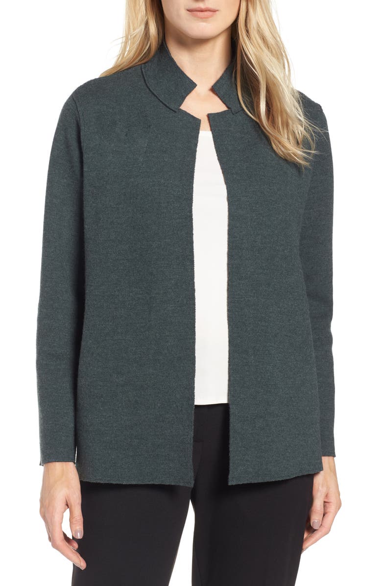 Eileen Fisher Merino Wool Blend Jacket, Main, color,