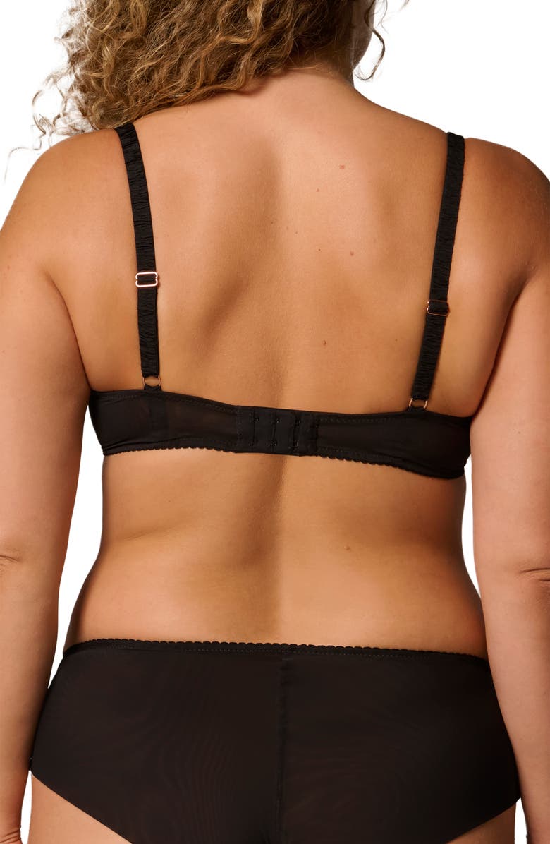 Simone Perele Idole Underwire Lace Demi Bra, Alternate, color, Black