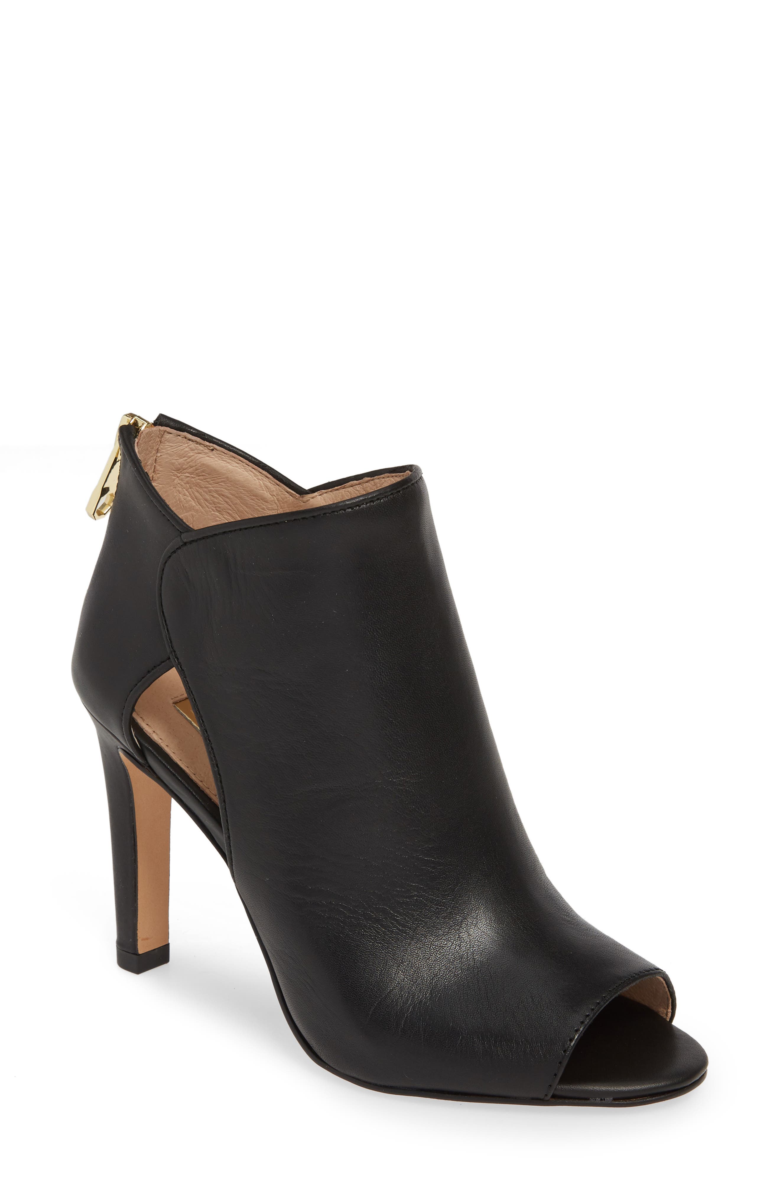 Louise et Cie Ilsabelle Open Toe Bootie, Main, color, 