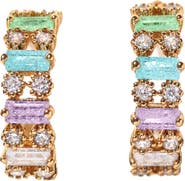 Girls Crew Aloe Huggie Hoop Earrings