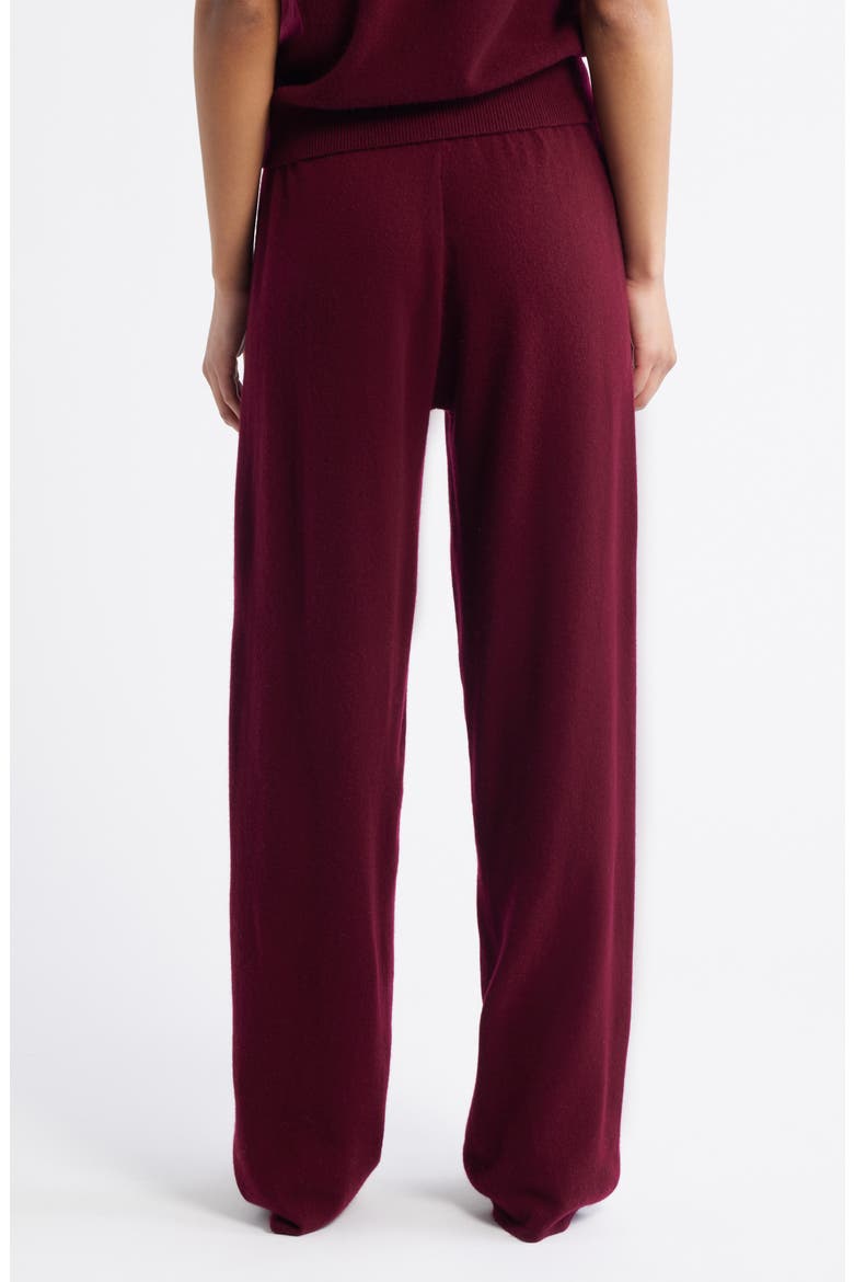 Tove Layered Sweater Pants, Alternate, color, MERLOT